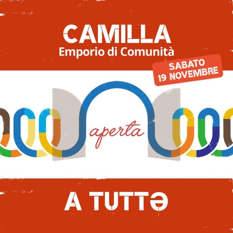 Camilla Aperta a tutte sabato 19 novembre 2022