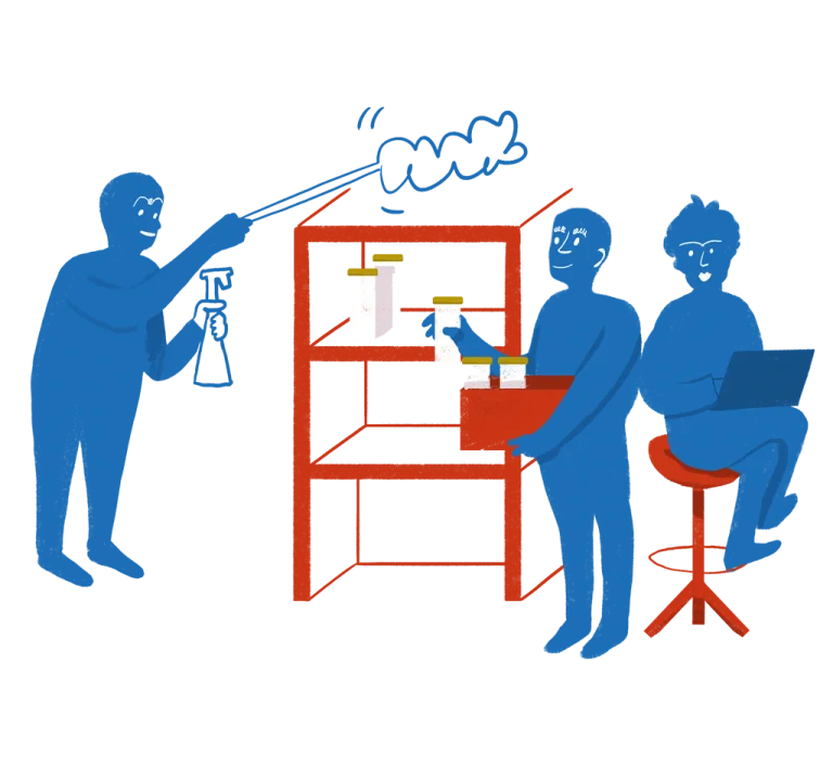 sosteniamo progetti solidali e lavoriamo insieme in emporio