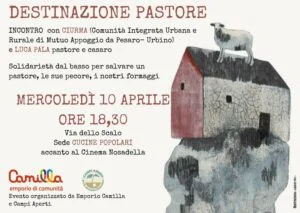 locandina della presentazione di Destinazione Pastore a Bologna